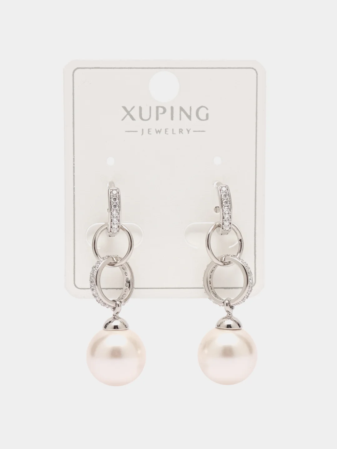Серебряный серьги Xuping гипоаллергенные, медицинский сплав