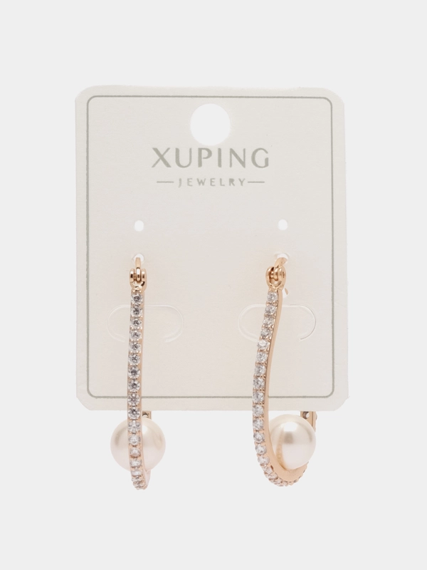 Серьги XUPING, гипоаллергенный медицинский сплав