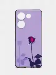 Серебряный силиконовый чехол для Tecno Camon 20 Pro 4G, Camon 20 4G, с принтом, с рисунком