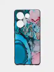 Фуксия силиконовый чехол для Tecno Camon 20 Pro 4G, Camon 20 4G, с принтом, с рисунком