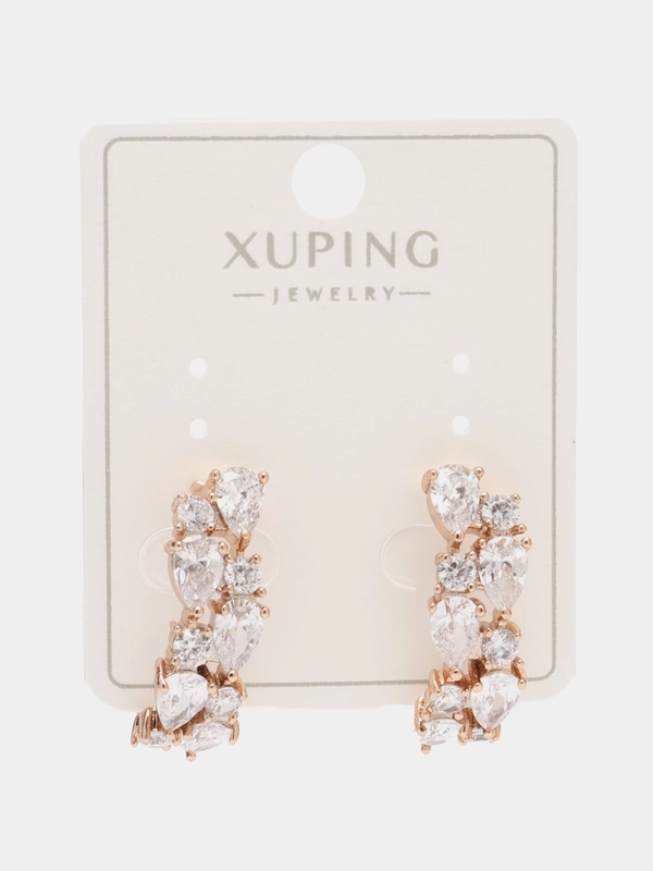 Серьги Xuping, гипоаллергенные, медицинский сплав
