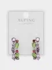 Серебряный серьги Xuping, гипоаллергенные, медицинский сплав