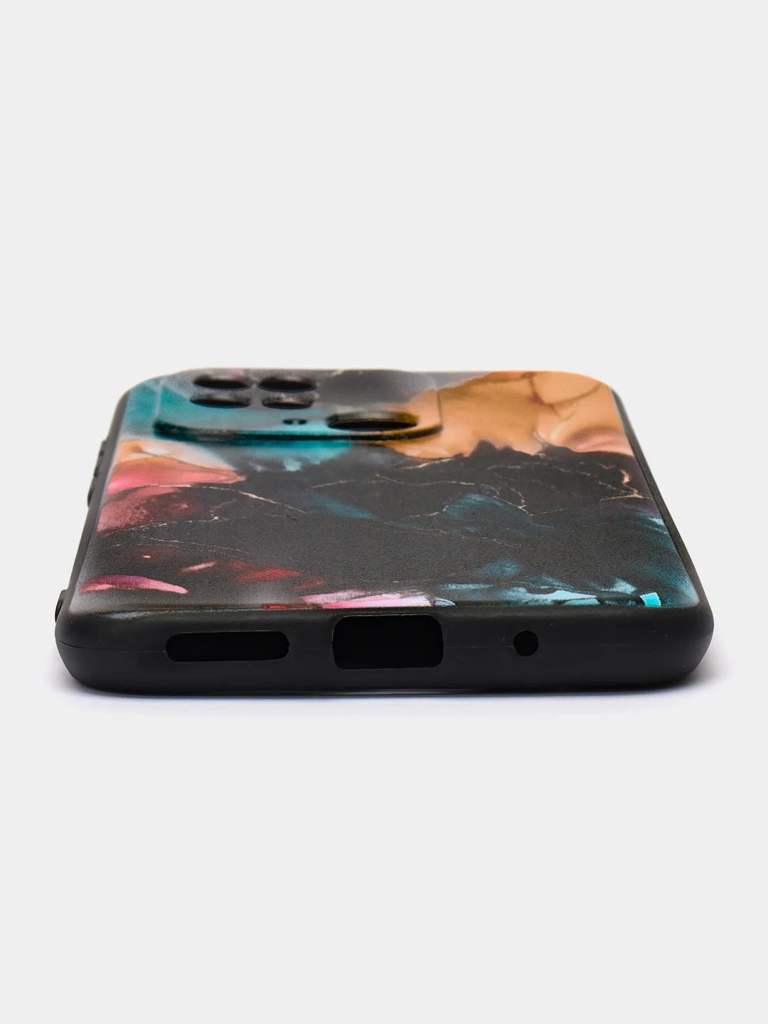 Угольный силиконовый чехол для Xiaomi Redmi 10C, Poco C40, (Сяоми Редми 10С / Поко С40), с рисунком, с принтом