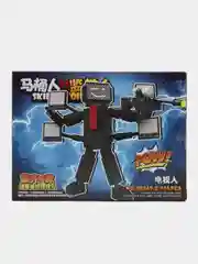 Угольный конструктор "Скибиди туалет" (Skibidi Toilet Camera Man), 95-105 деталей
