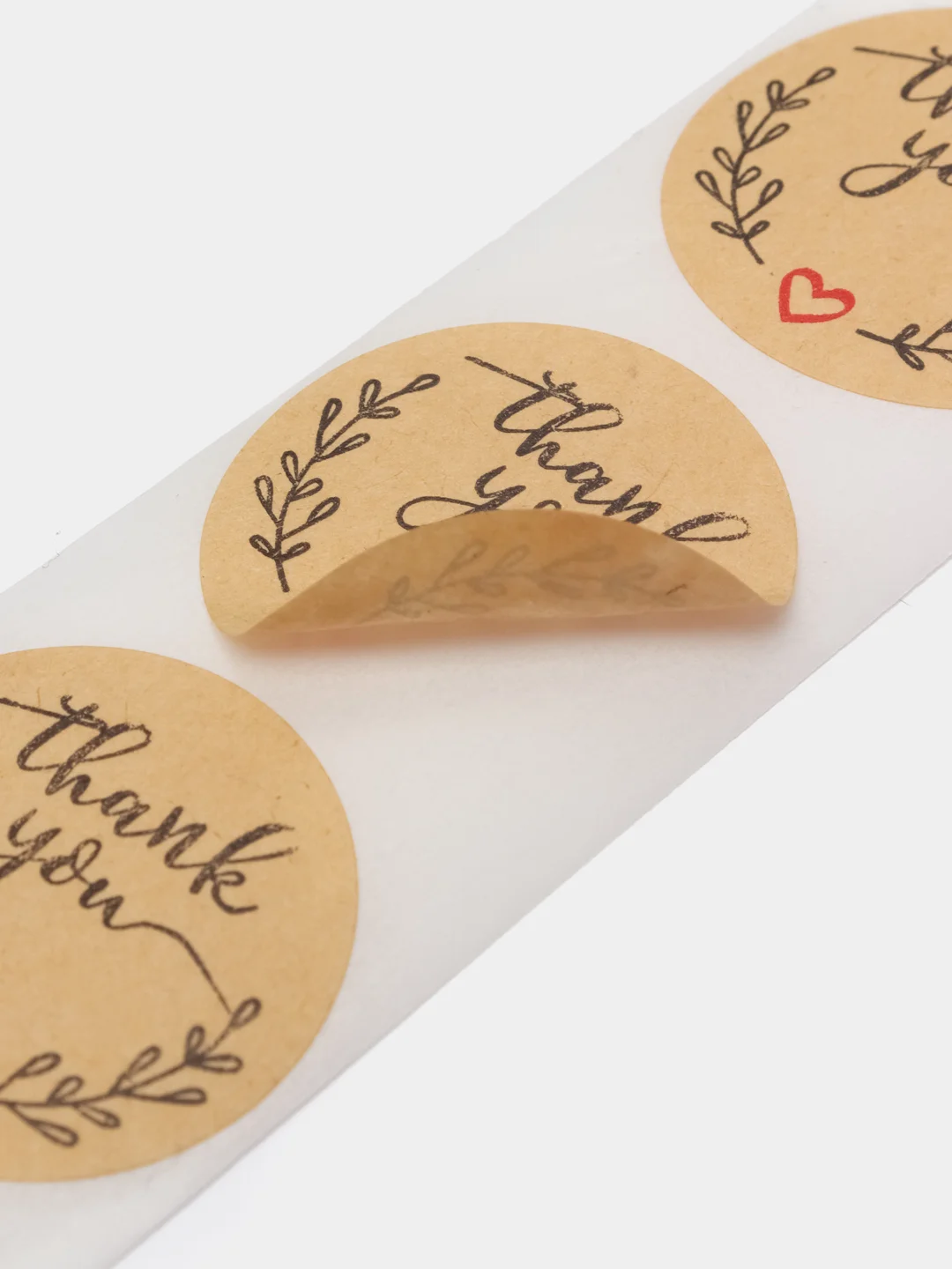 Карамельный наклейки спасибо, хендмейд, Handmade, Thank You, Thanks (набор из 20 шт) ручная работа