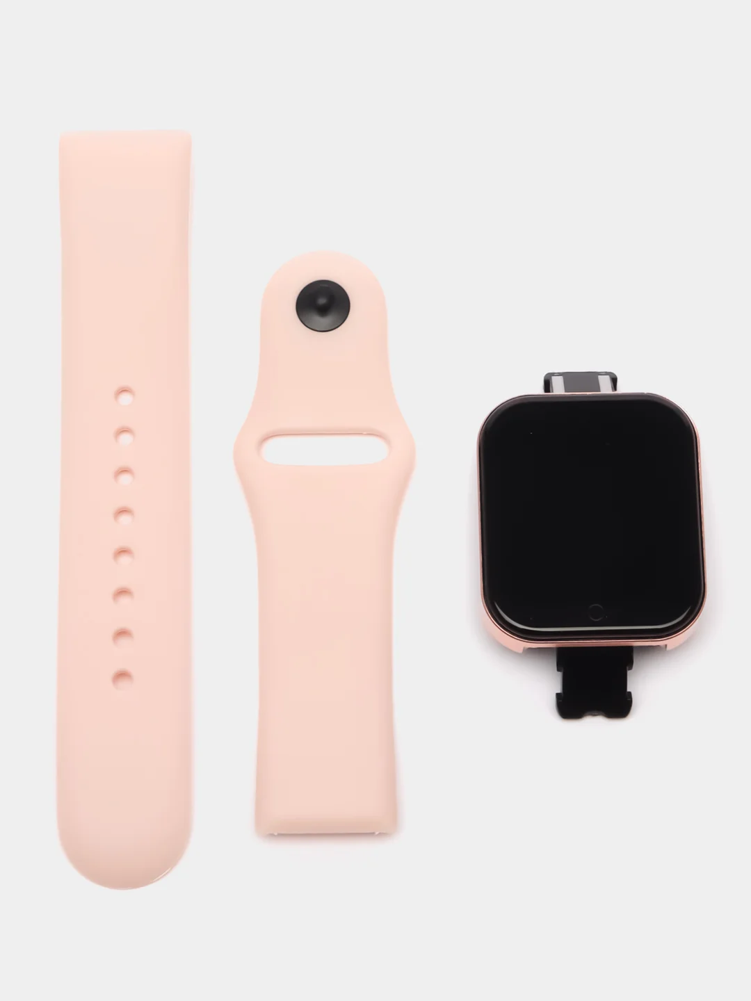 Розовый cмарт-часы Smart Watch Bracelet D30 Ultra, унисекс, три цвета