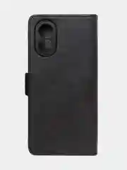 Черный чехол-книжка GQ Lite для Oppo A18 / Oppo A38 из высококачественной кожи