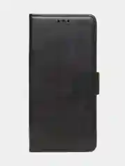 Черный чехол-книжка GQ Lite для Oppo A18 / Oppo A38 из высококачественной кожи