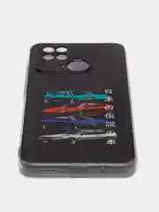 Хром силиконовый чехол на Xiaomi Redmi 10C (Сяоми Редми 10С)