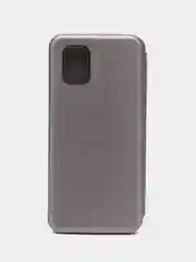 Серый чехол-книжка для Xiaomi Mi 10 Lite