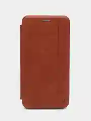 Коричневый чехол-книжка для Huawei P30 Lite