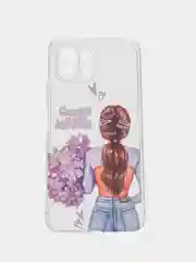 Сиреневый силиконовый чехол на Xiaomi Redmi A1+/Redmi A2+/Poco C51/C50 (Редми A1 Плюс/Редми А2 Плюс)