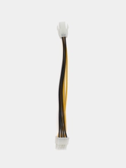 Кабель питания для процессоров CPU ATX 12V 4pin - EPS12V 8pin, 0,2 м, 18AWG P4, переходник
