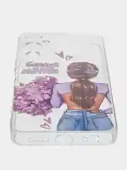 Сиреневый силиконовый чехол на Tecno Pova Neo 2 (Текно Пова Нео 2)