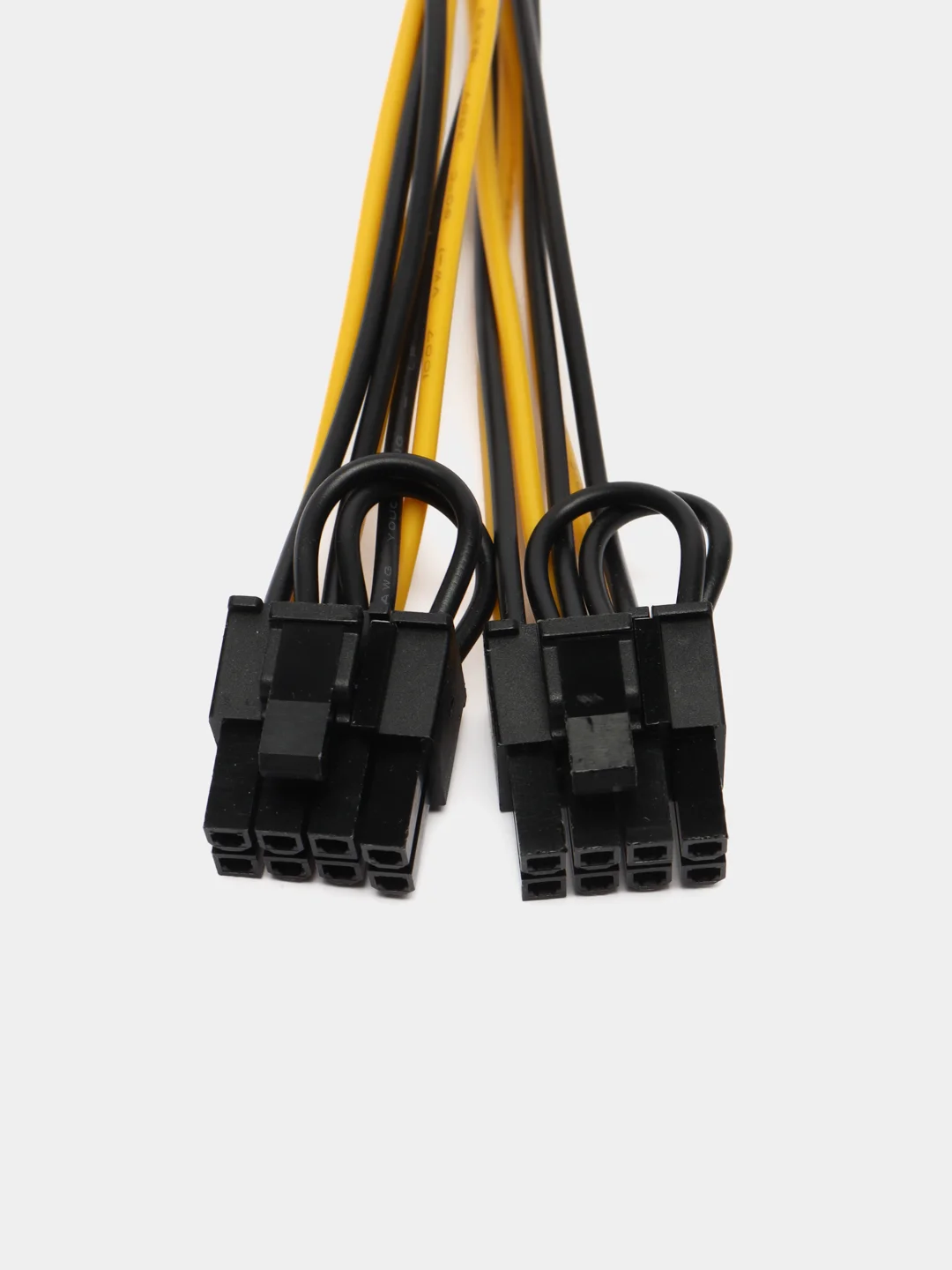 Переходник 6 пин на 8 пин PCIE, 2 х 6 + 2 pin, кабель питания для видеокарт