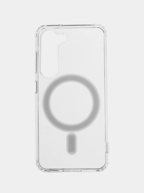 Чехол накладка c Magsafe и защитой камеры для Samsung S23, Plus, Ultra
