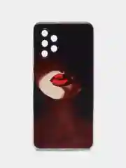 Фиолетовый силиконовый чехол на Samsung Galaxy A32 (Самсунг А 32)