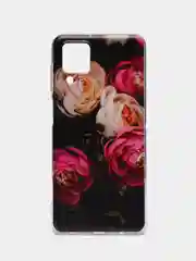 Кораллово-розовый силиконовый чехол на Samsung Galaxy A12 / M12 (Самсунг А12 / М12)