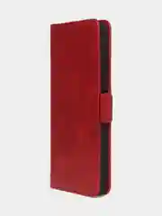 Красный чехол-книжка GQ Lite для Oppo A58 из высококачественной кожи