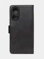 Черный чехол-книжка GQ Lite для Oppo A78 из высококачественной кожи