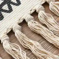 Коврик для пола с кисточками "Геометрия", 60х90 см