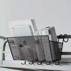 Полка для хранения, подвесной органайзер с крючками металлический