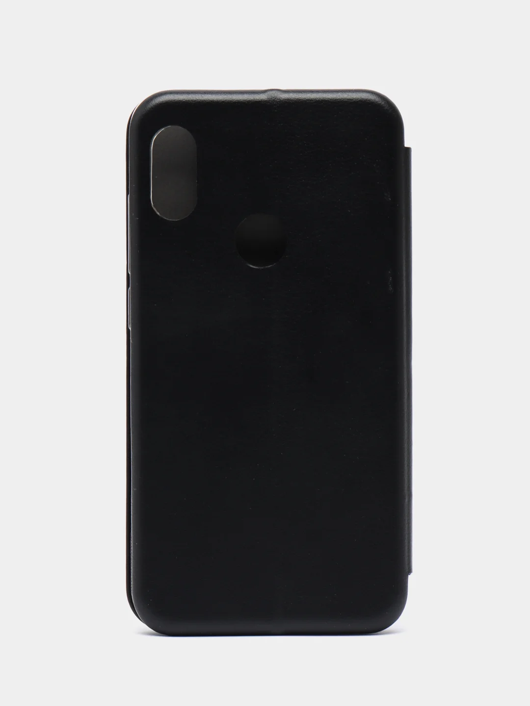 Черный чехол-книжка с карточкой для Xiaomi Redmi Note 6 Pro