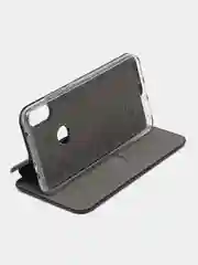 Черный чехол-книжка с карточкой для Xiaomi Redmi Note 6 Pro