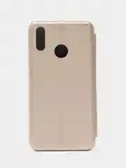 Золотой чехол книжка, с карточкой для Huawei Psmart 2019
