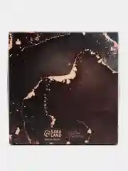 Золотой подарочная коробка ,складная  14 *14 *3,5 см