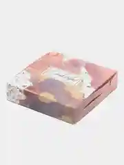 Пудровый подарочная коробка ,складная  14 *14 *3,5 см