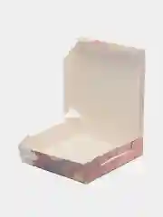 Пудровый подарочная коробка ,складная  14 *14 *3,5 см