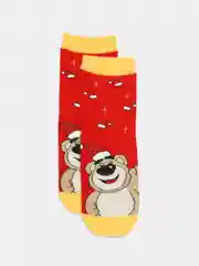 Конфетный носки новогодние, хлопковые, унисекс
