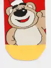 Зеленый носки новогодние, хлопковые, унисекс