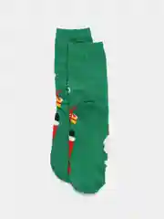 Желтый носки женские, новогодние