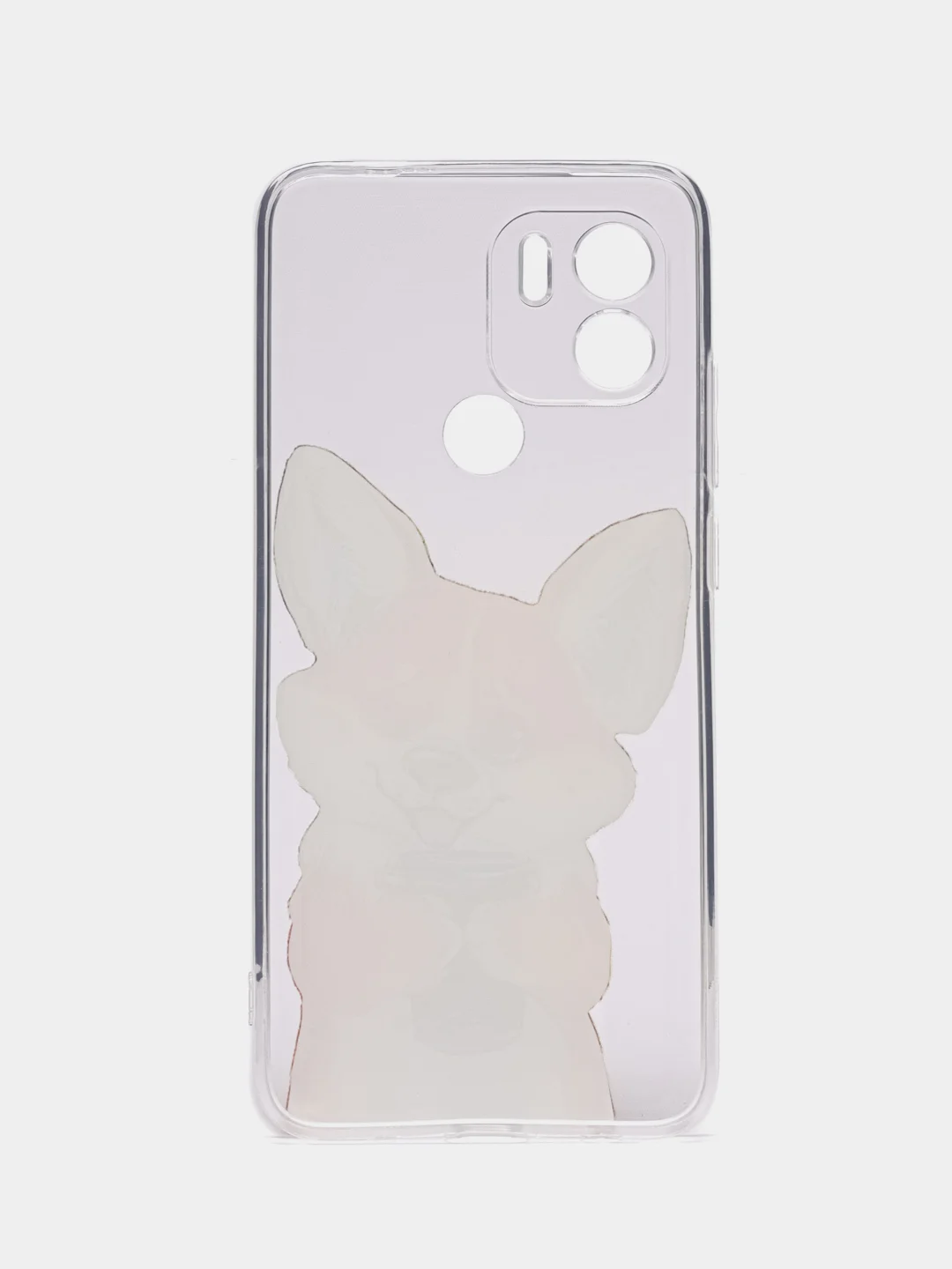 Бежевый меланж силиконовый чехол на Xiaomi Redmi A1+/Redmi A2+/Poco C51/C50 (Редми A1 Плюс/Редми А2 Плюс)