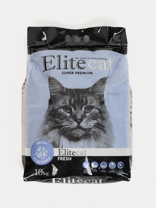 Наполнитель комкующийся с ароматом свежести ELITECAT "Fresh", 11.4 л / 10 кг