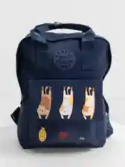 Синий школьный рюкзак с ручками, ранец, портфель