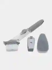 Белый кухонная щетка для мытья посуды, с губкой для мытья посуды, инструменты для мытья посуды