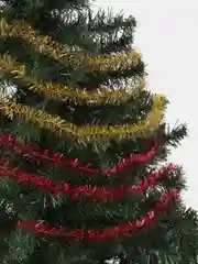 Оранжевый мишура новогодняя