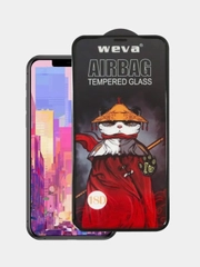 Защитное стекло 18D iPhone для 15/14/13/12/11/Pro Max/Mini/Plus, с силиконовыми бортиками