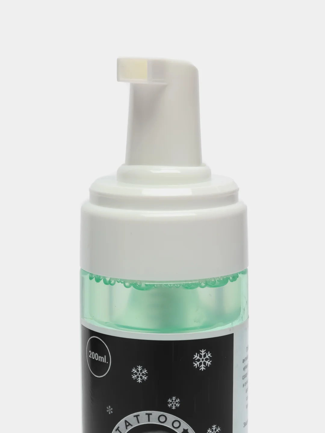 Пенка антибактериальная SOAP green tattoo, для татуажа и татуировок, 200 мл