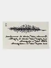 Мятный татуировки переводные