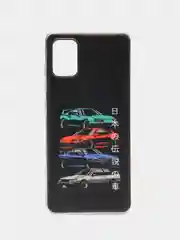 Хром силиконовый чехол на Samsung Galaxy A51 (Самсунг А51)
