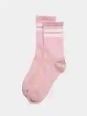 Розовый носки высокие, женские, мужские