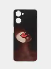 Фиолетовый силиконовый чехол на Realme 10 4G (Реалми 10 4G)
