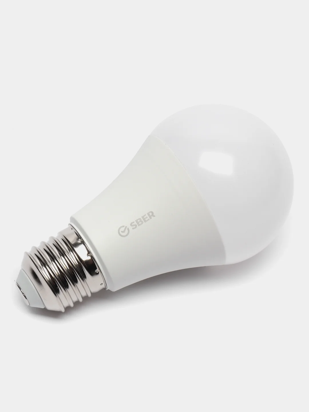 Умная лампа Sber А60, E27, светодиодная, управление голосом, Wi-Fi, bluetooth