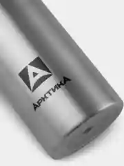 Серебряный термокружка для кофе 480 мл облегчённая герметичная для авто, Арктика