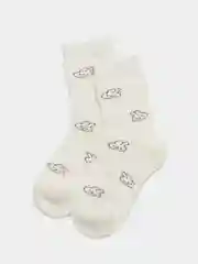Белый носки детские, теплые
