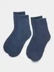 Синий носки утеплённые, детские, 2 штуки